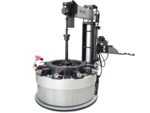 Test stand for rotational bending loads