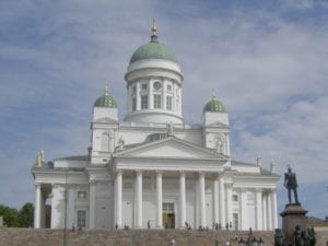 Kathedrale in Helsinki, Finnland.