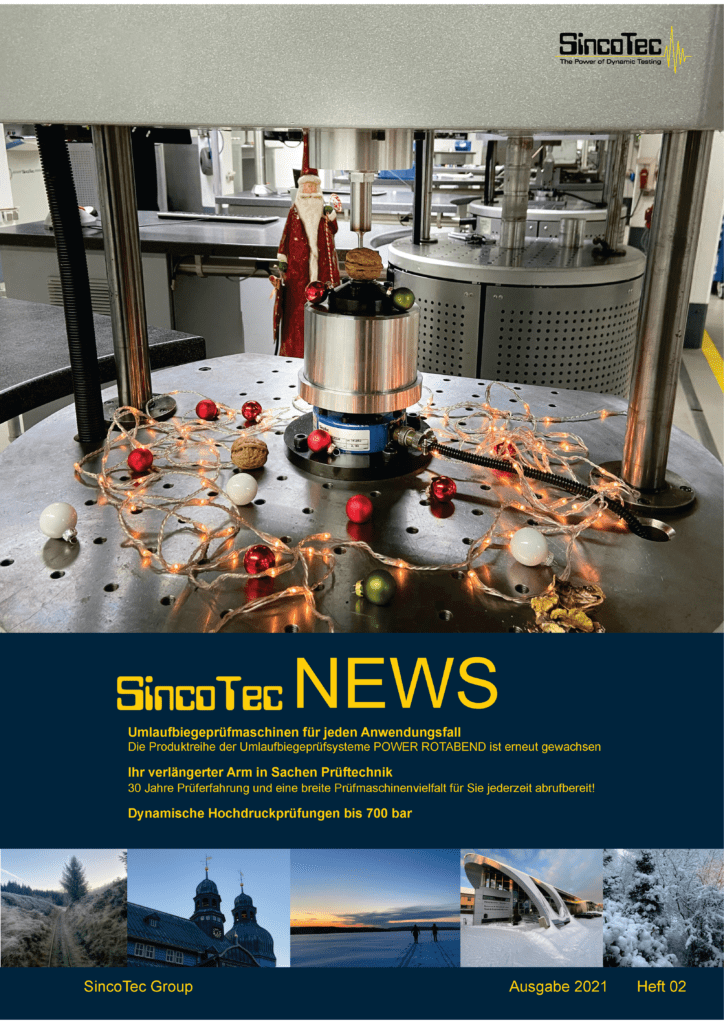 Ausgabe der SincoTec News 2021.2