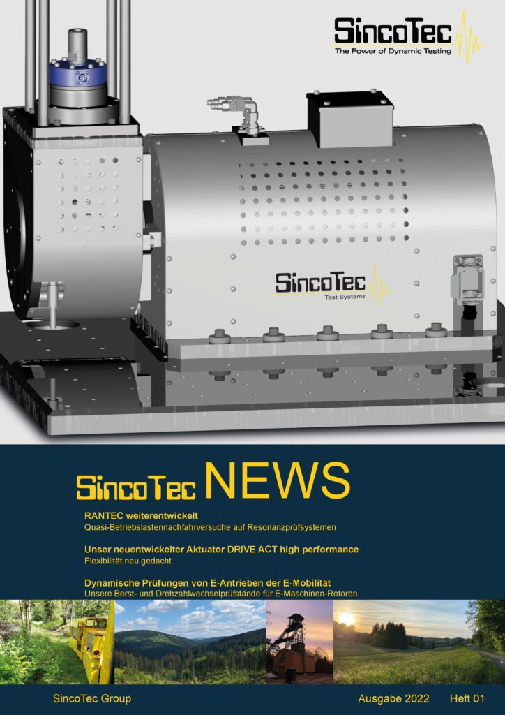 Ausgabe der SincoTec News 2022